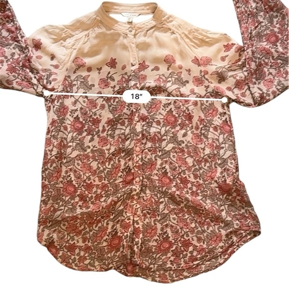 Lucky Brand Women’s Floral Print Blouse, 100% Viscose, Size S - Picture 11 of 13